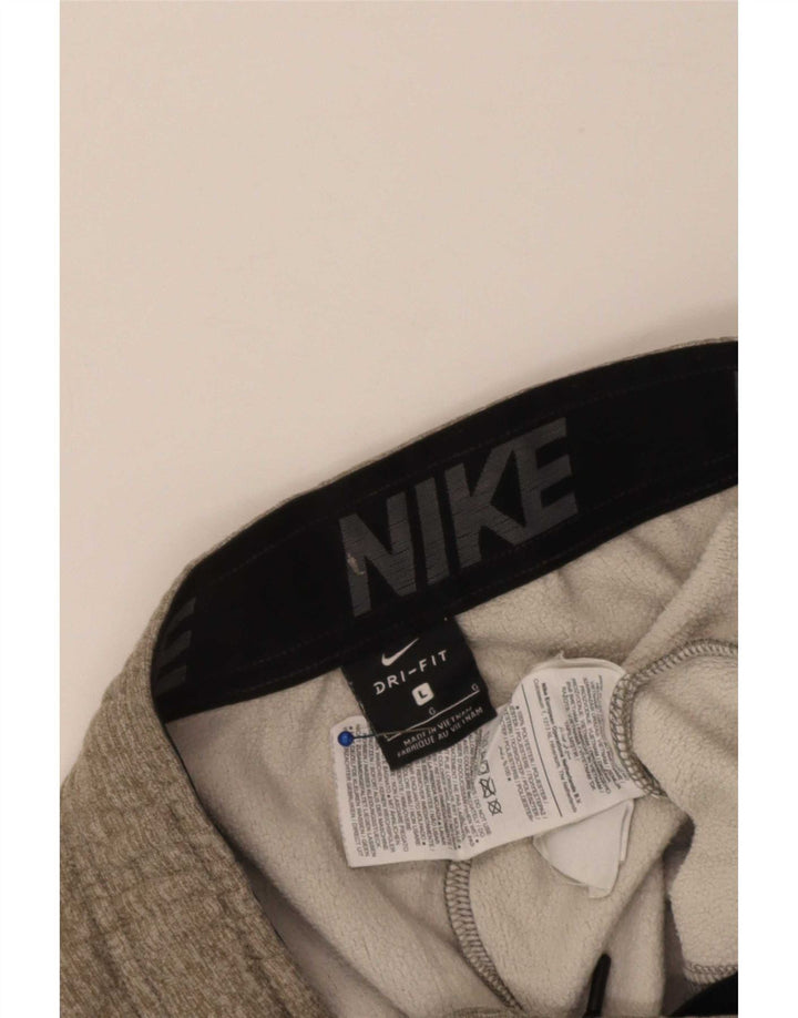 Nike Herren-Trainingshose mit Grafik, Jogginghose, groß, Khaki, Polyester