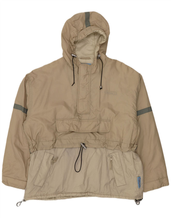 Fishbone Herren-Anorakjacke mit Kapuze, UK 38, mittelbeige