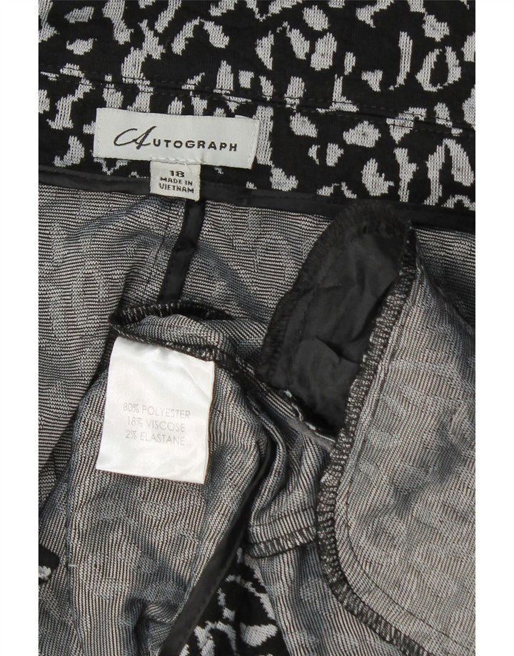 Marks & Spencer Damen Autograph Blazerjacke mit 3/4-Ärmeln, UK 18, XL, Schwarz