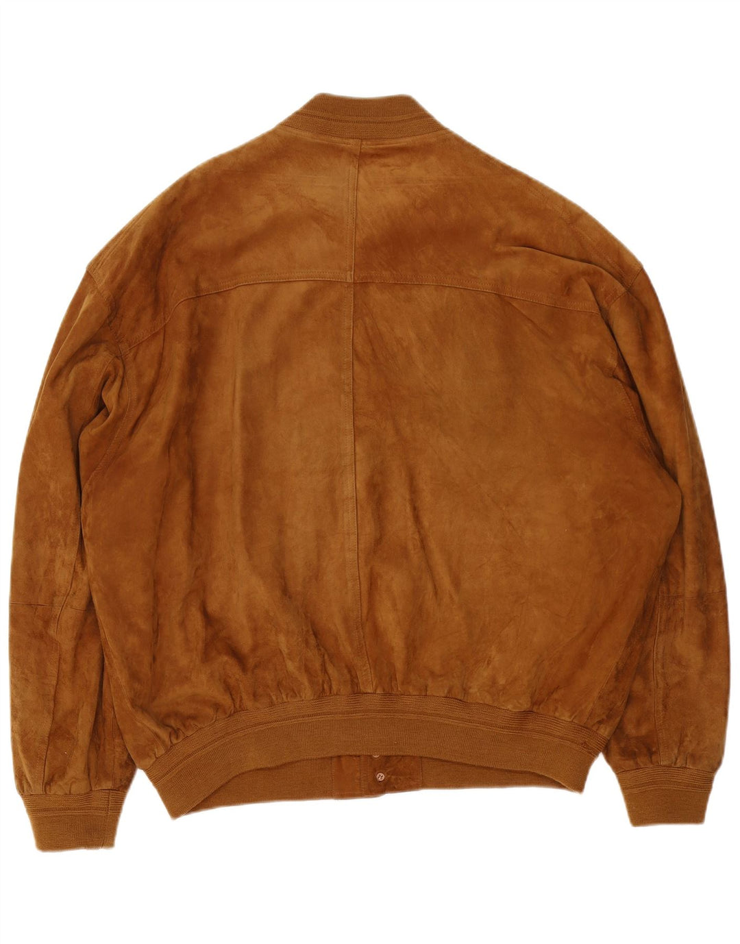 James Dillon Herren Wildleder Bomberjacke UK 44 2XL Braunes Leder