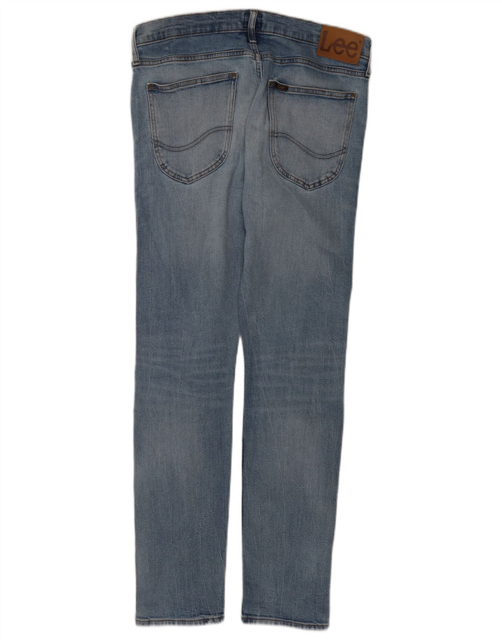 Lee Herren Luke Slim Jeans W32 L32 Blaue Baumwolle