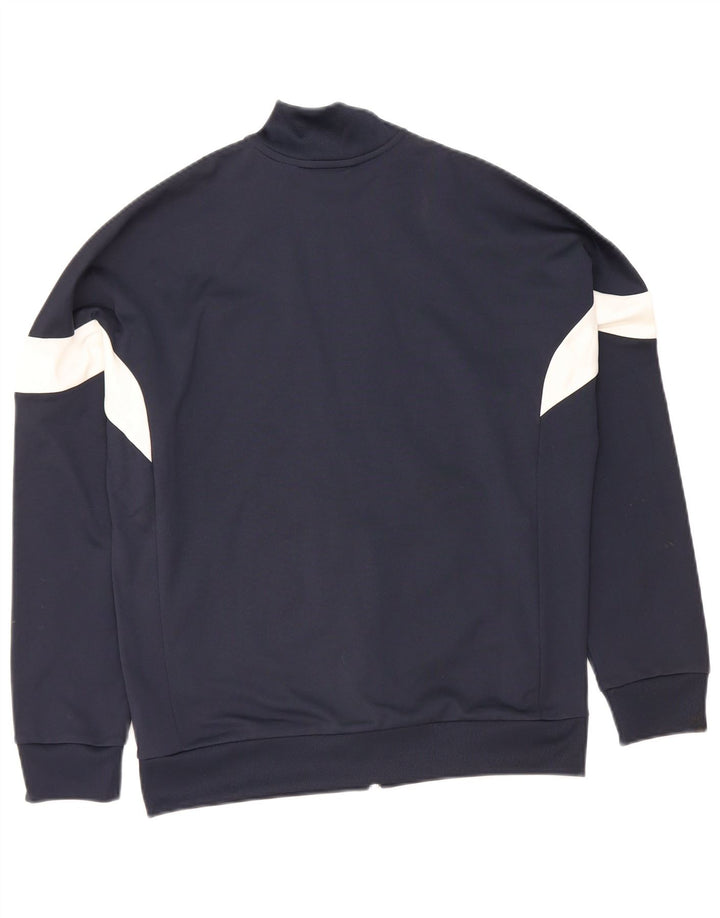 ADIDAS Jungen-Trainingsanzug-Top-Jacke, 13–14 Jahre, Marineblau, Farbblock