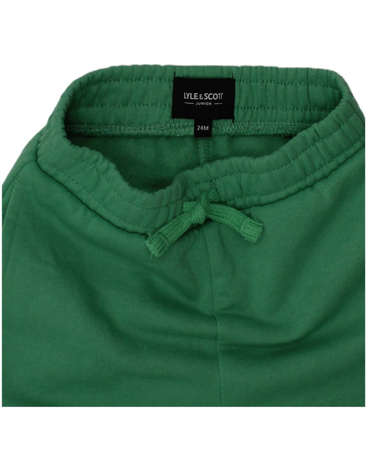 Lyle & Scott Baby-Mädchen-Trainingshose, 18–24 Monate, grüne Baumwolle