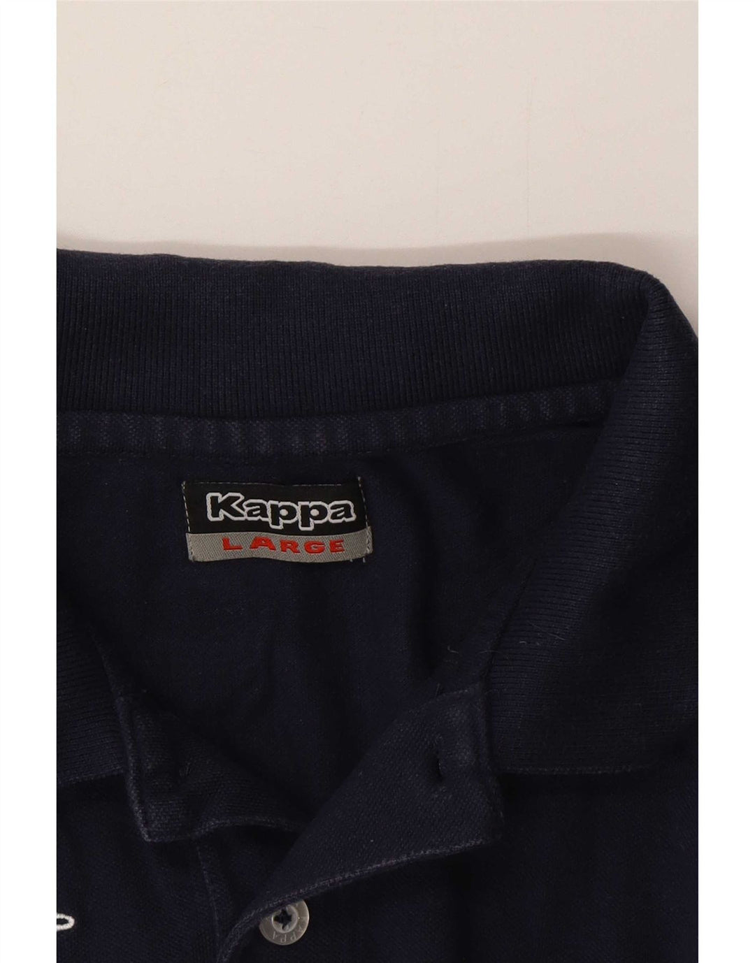 Kappa Herren-Poloshirt mit Grafik, groß, Marineblau