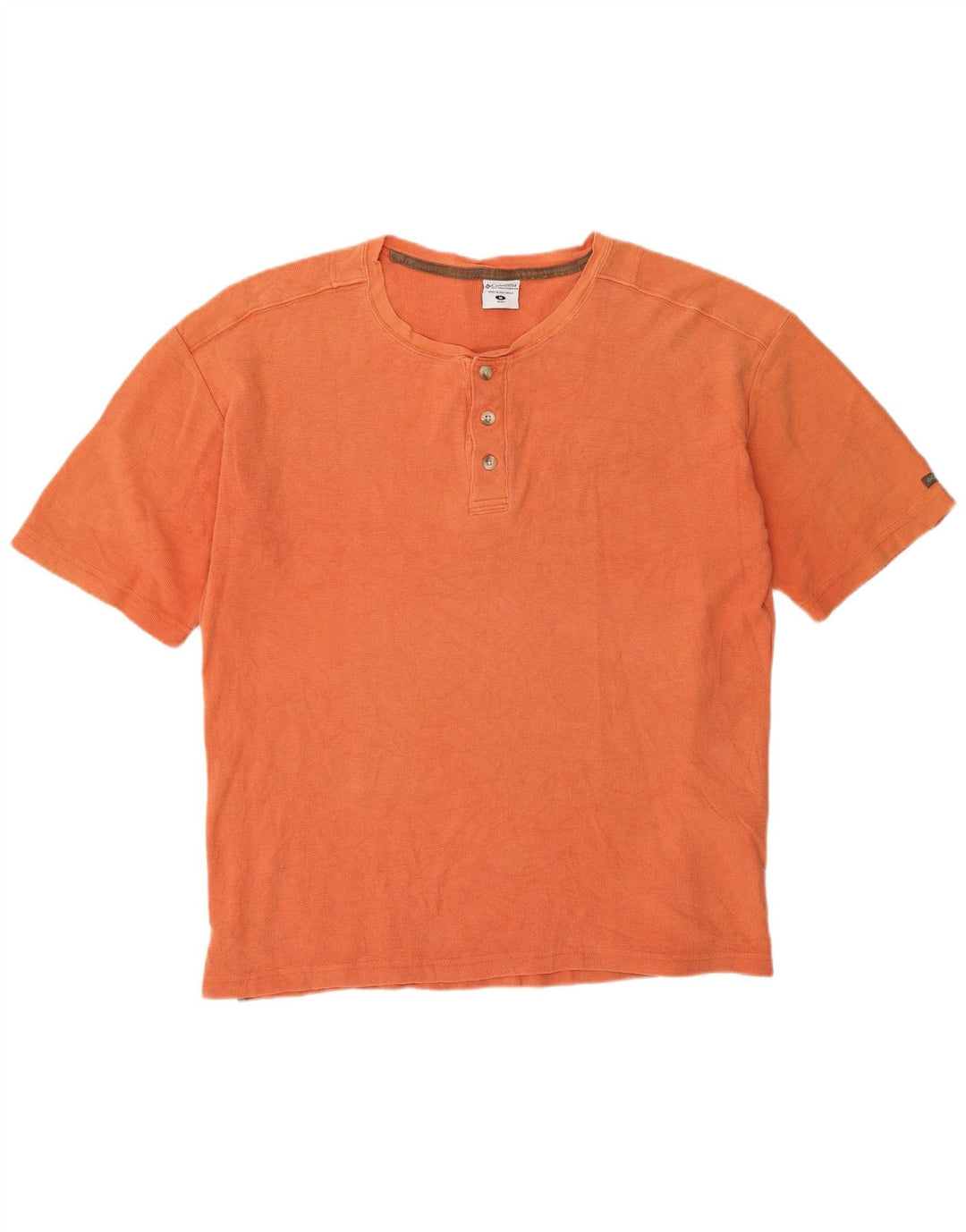 Columbia Herren-T-Shirt, normal, mittelorange, Baumwolle