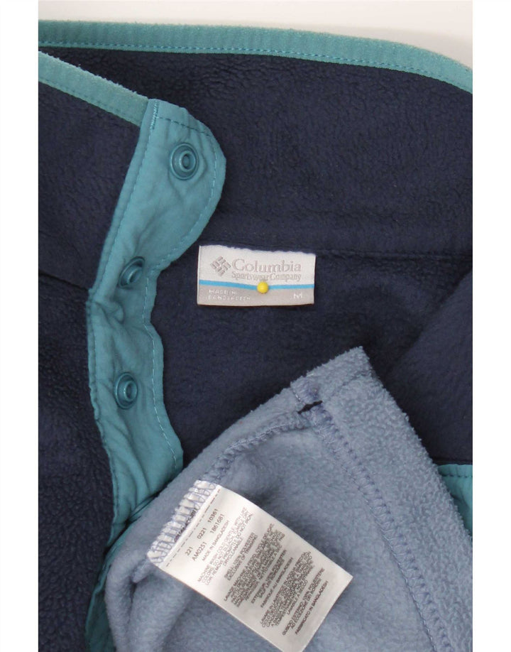 Columbia Herren-Pullover mit Reißverschluss am Hals, mittlerer Marineblau-Farbblock