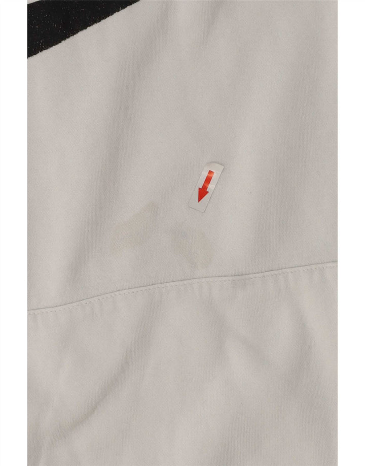 Nike Herren-Kapuzenpullover mit Grafik, groß, aus weißer Baumwolle