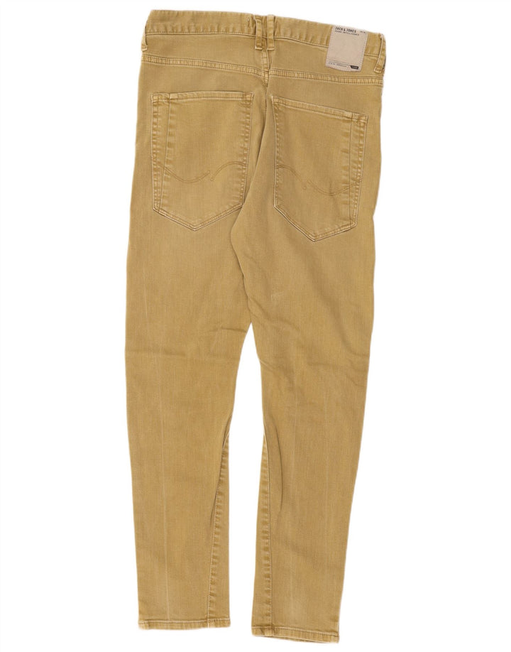 Jack & Jones Herren Slim Jeans W32 L29 Khaki Baumwolle