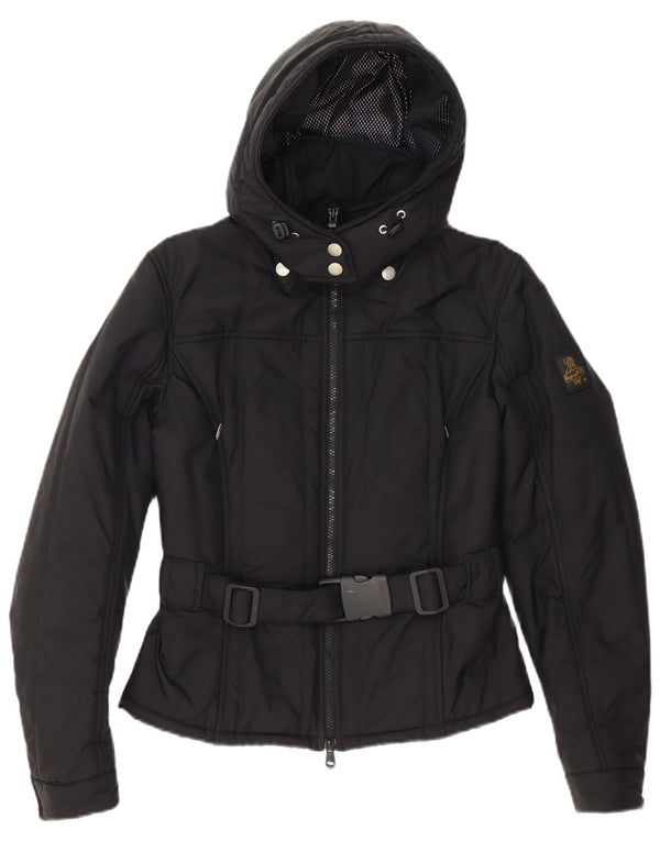 Refrigiwear Damen Cruz Hooded Windjacke UK 12 Medium Schwarz