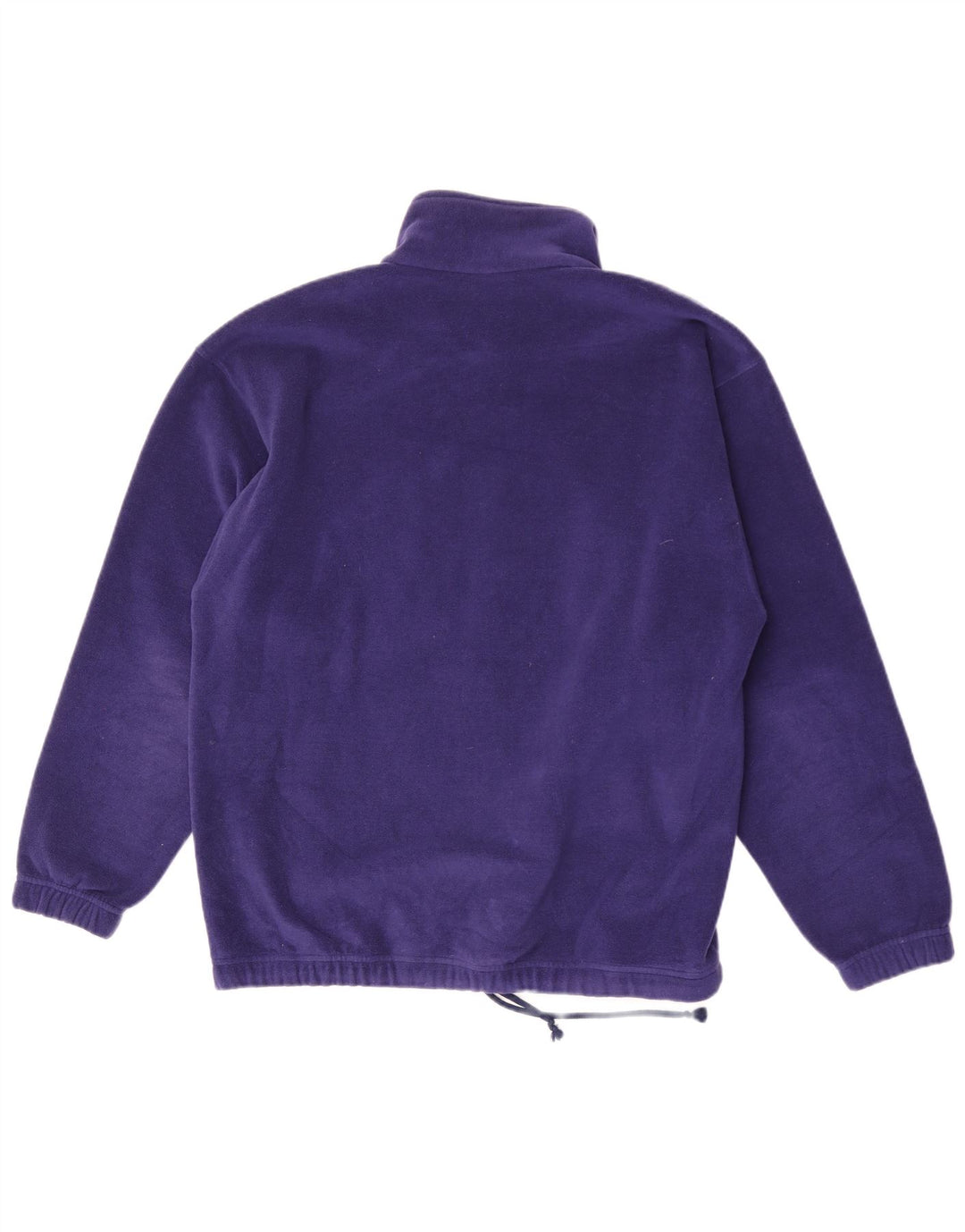 Sergio Tacchini Herren-Fleecepullover mit Reißverschluss am Hals, Größe L, Lila