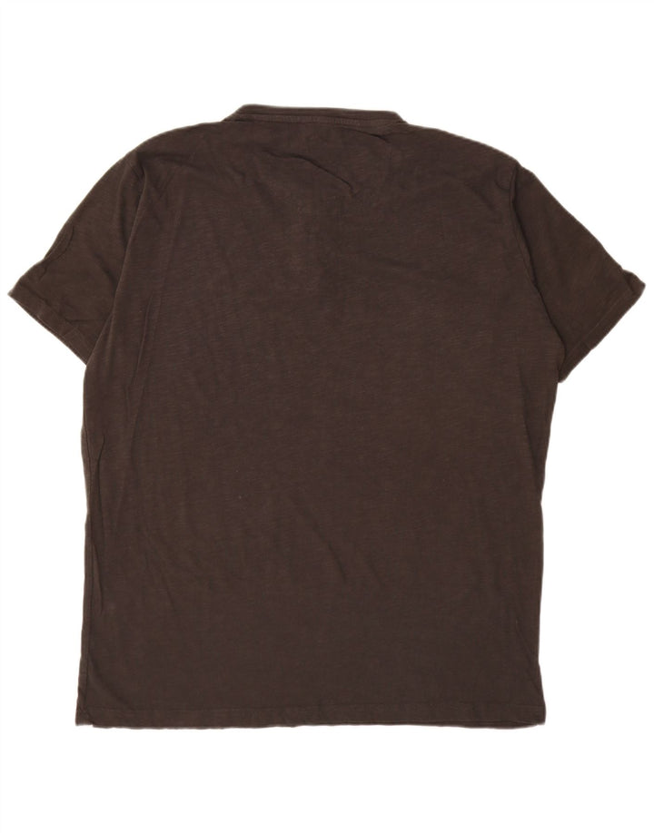 Carrera Herren T-Shirt Top 2XL Grau Baumwolle