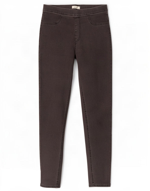 Marks & Spencer Damen Jegging-Jeans UK 12 Medium W30 L27 Graue Baumwolle
