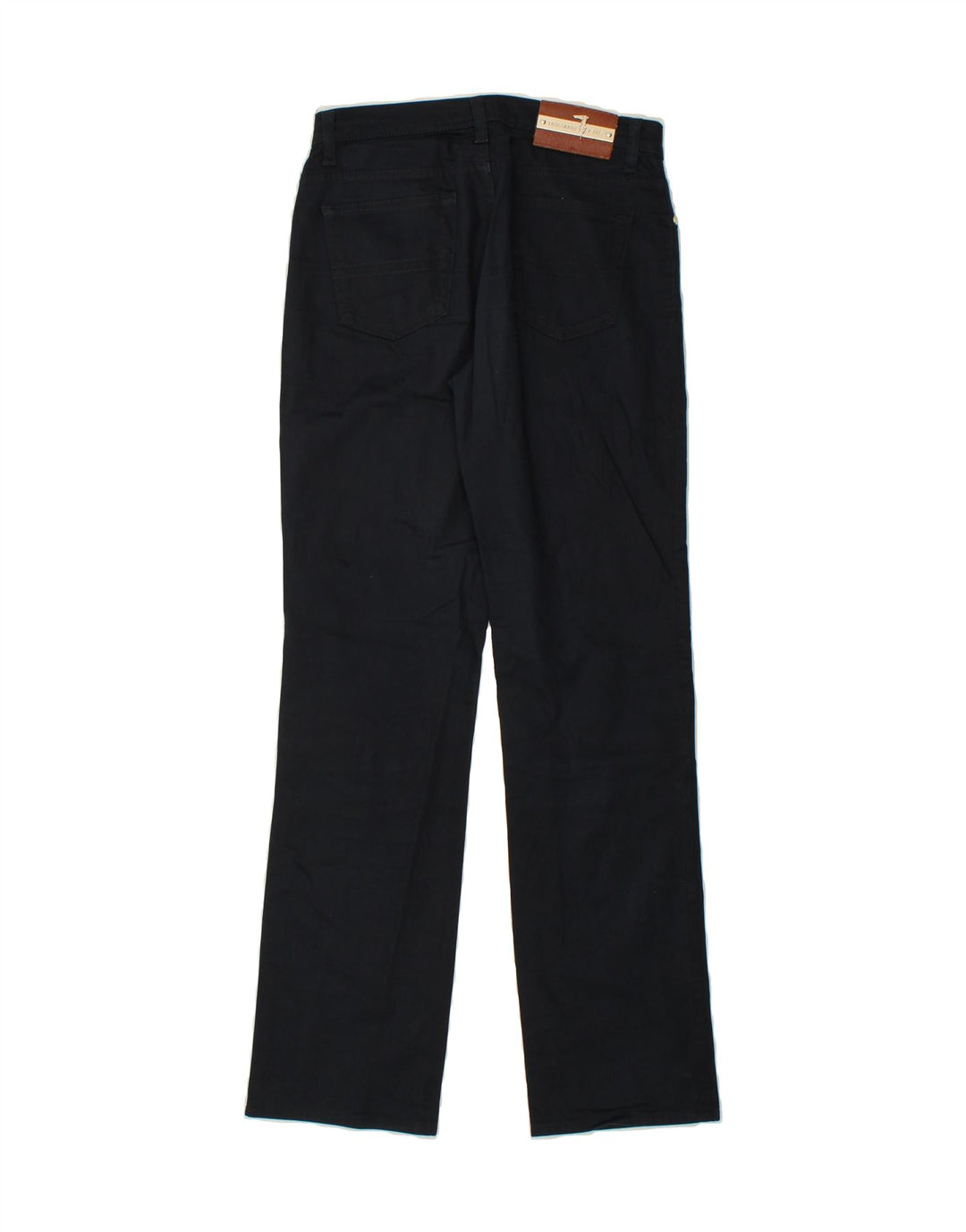 TRUSSARDI Womens Straight Jeans W27 L30 Navy Blue Cotton Vintage Trussardi and Second-Hand Trussardi from Messina Hembry 