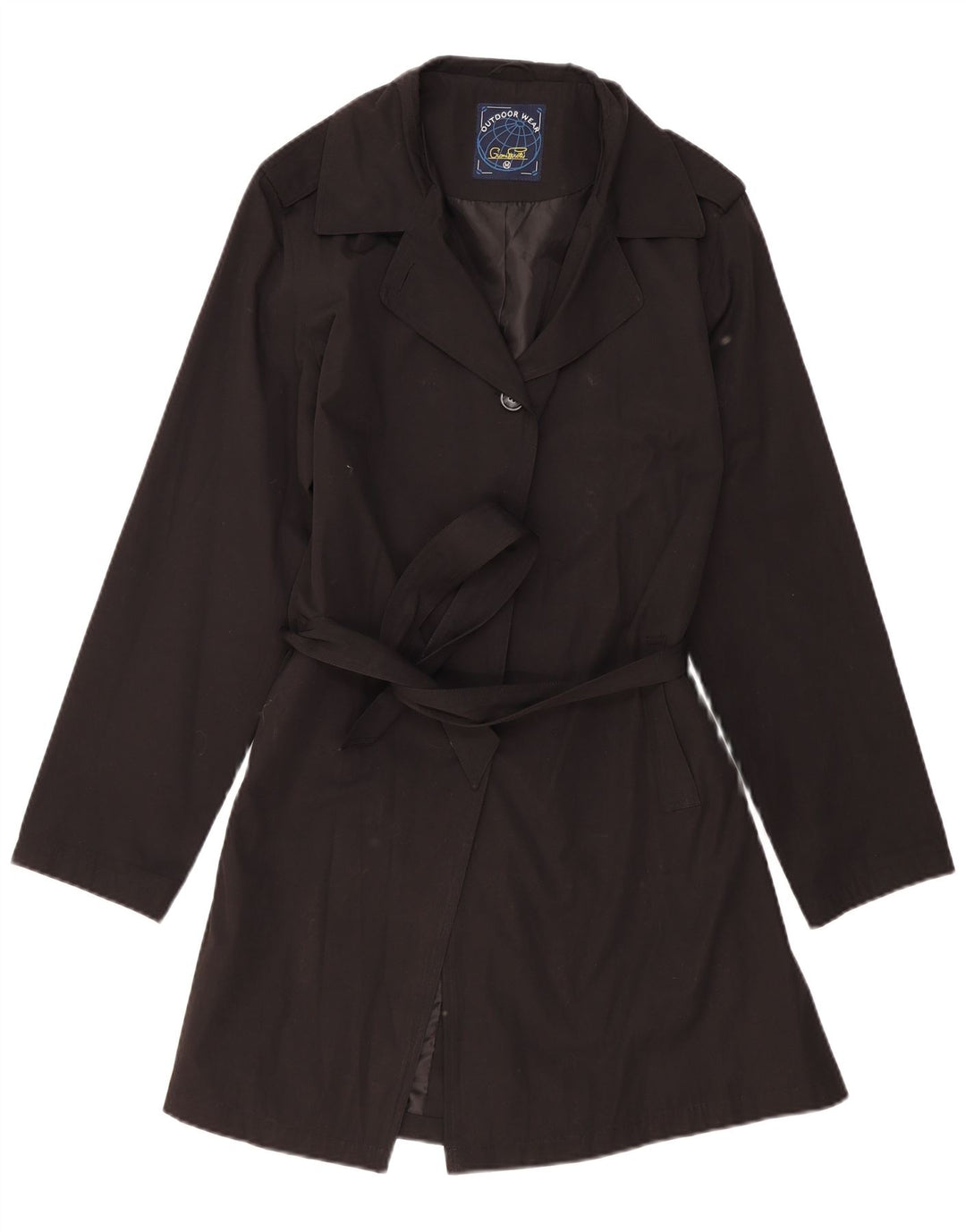 Gioni Feroti Damen Trenchcoat UK 14 Medium Schwarz