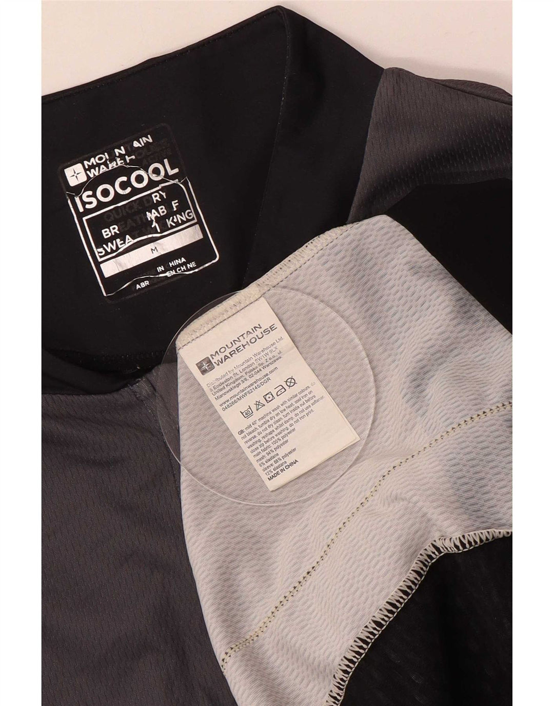 Mountain Warehouse Herren-Trainingsanzug-Topjacke, Mittelgrau, Farbblock