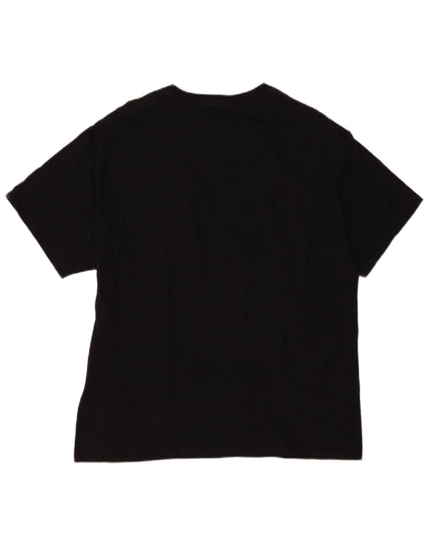 Champion Herren Grafik T-Shirt Top XL Schwarz