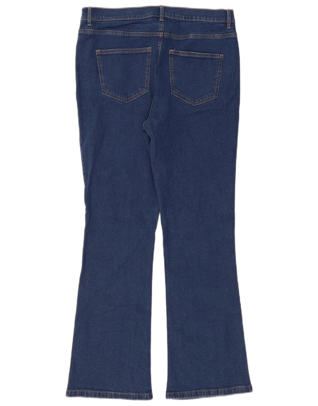 Marks & Spencer Damen Regular Slim Bootcut Jeans UK 14 Large W34 L30 Blau