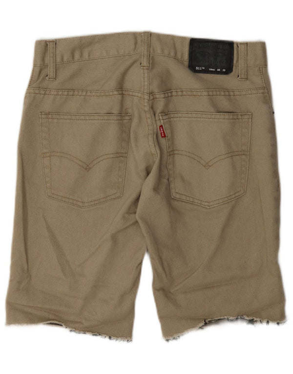 Levi's Jungen 511 Denim Shorts 15–16 Jahre W28 Khaki Baumwolle