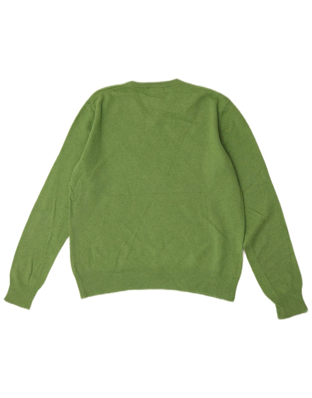 Kappa Herren-Pullover mit normaler Passform und V-Ausschnitt, kleine grüne Lammwolle