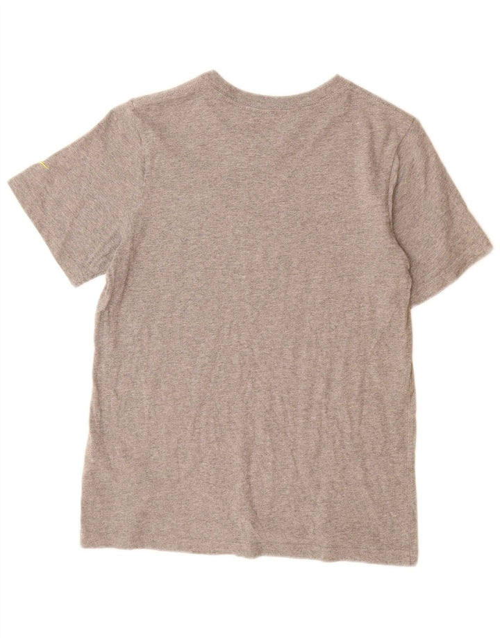Nike T-Shirt mit Grafik für Jungen, 10–11 Jahre, mittelgraue Baumwolle