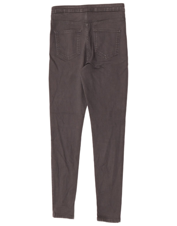 Marks & Spencer Damen-Röhrenjeans mit hoher Taille, UK 12, Mittel W30 L30, Grau
