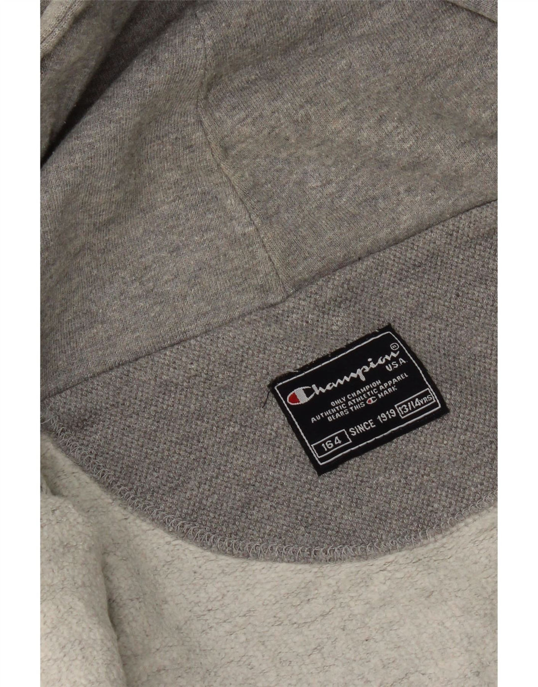 Champion Kapuzenpullover mit grafischem Reißverschluss für Jungen, 13–14 Jahre, Grau