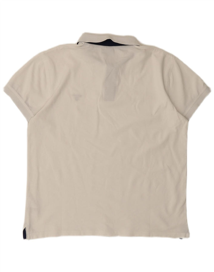 Gant Herren Poloshirt XL Weiße Baumwolle