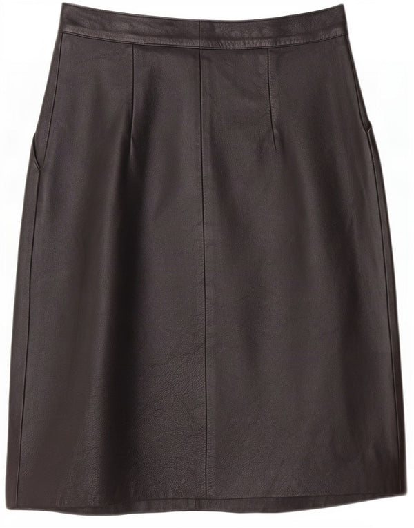 Maxime Damen Lederrock IT 42 Medium W26 Schwarz