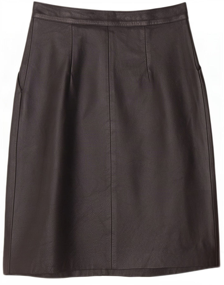 Maxime Damen Lederrock IT 42 Medium W26 Schwarz