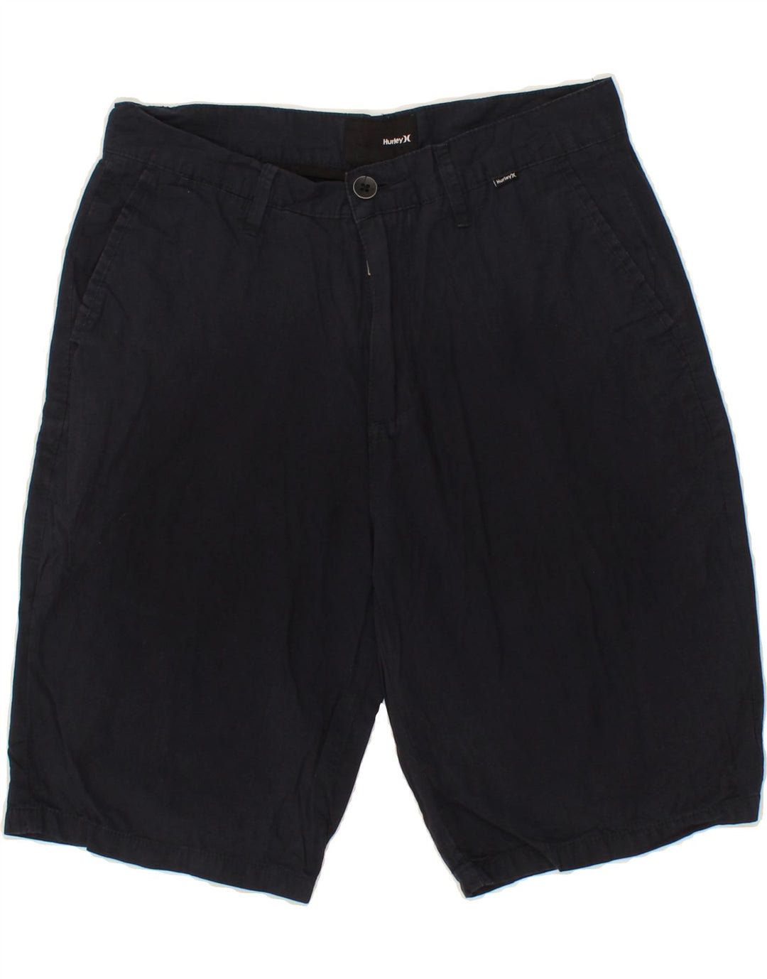 HURLEY Mens Chino Shorts W28 Small Navy Blue Vintage Hurley and Second-Hand Hurley from Messina Hembry 