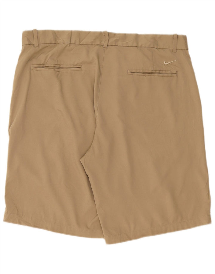 Nike Herren Dri Fit Chino Shorts W36 Large Beige Polyester