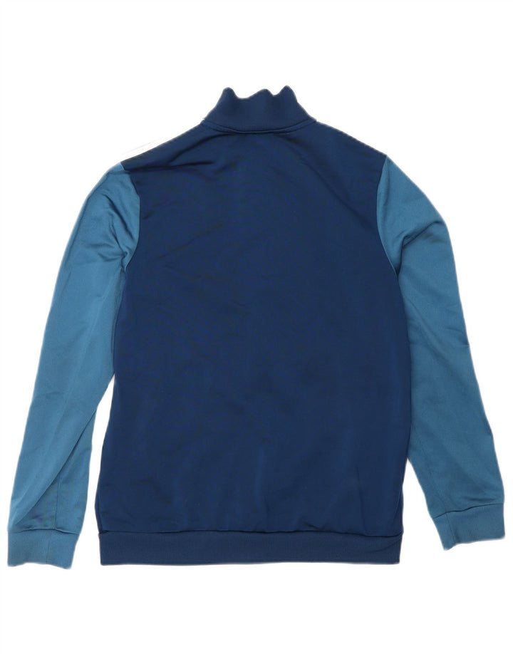 ADIDAS Jungen-Trainingsanzug-Top-Jacke, 11–12 Jahre, Marineblau, Farbblock