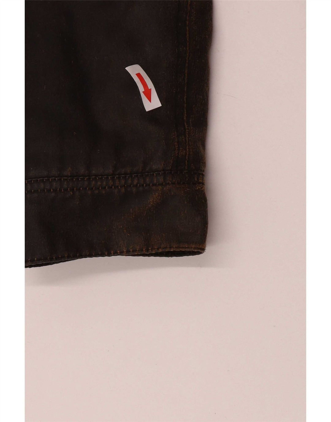 Obey Damen-Jacke aus gewachster Baumwolle, UK 14, mittelbraune Baumwolle