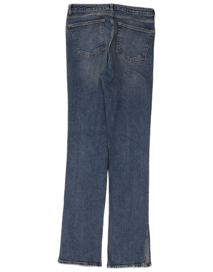 Zara Damen Bootcut Jeans EU 40 Medium W30 L34 Blaue Baumwolle