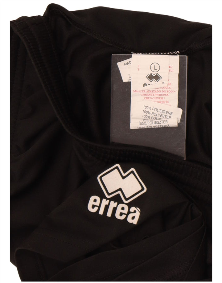 Errea Herren-Sportshorts, groß, aus schwarzem Polyester