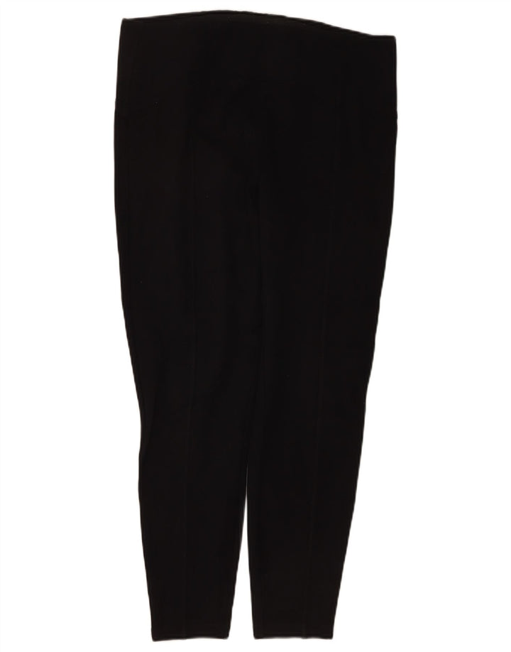 Marks & Spencer Damen Leggings UK 14 Large Schwarze Viskose