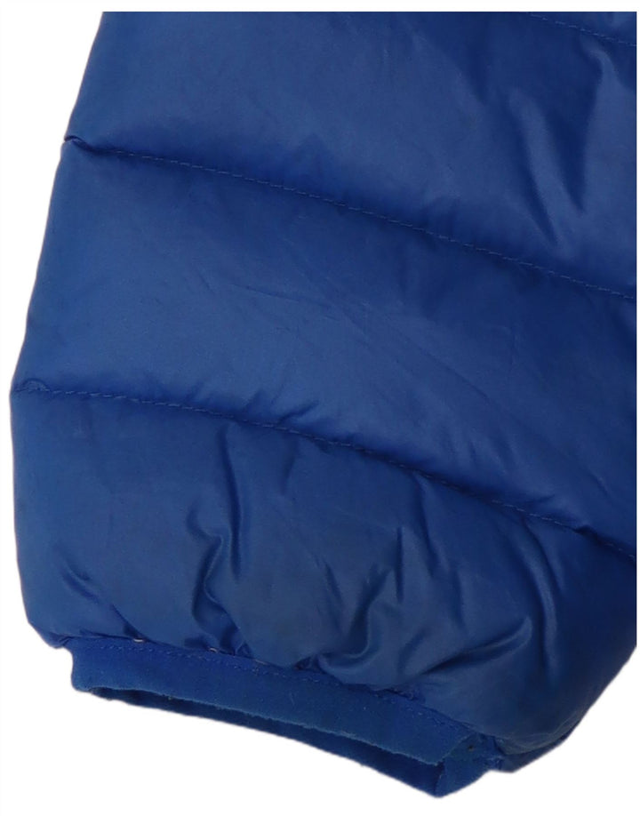GUESS Wattierte Jungenjacke mit Kapuze, 15–16 Jahre, blaues Polyamid