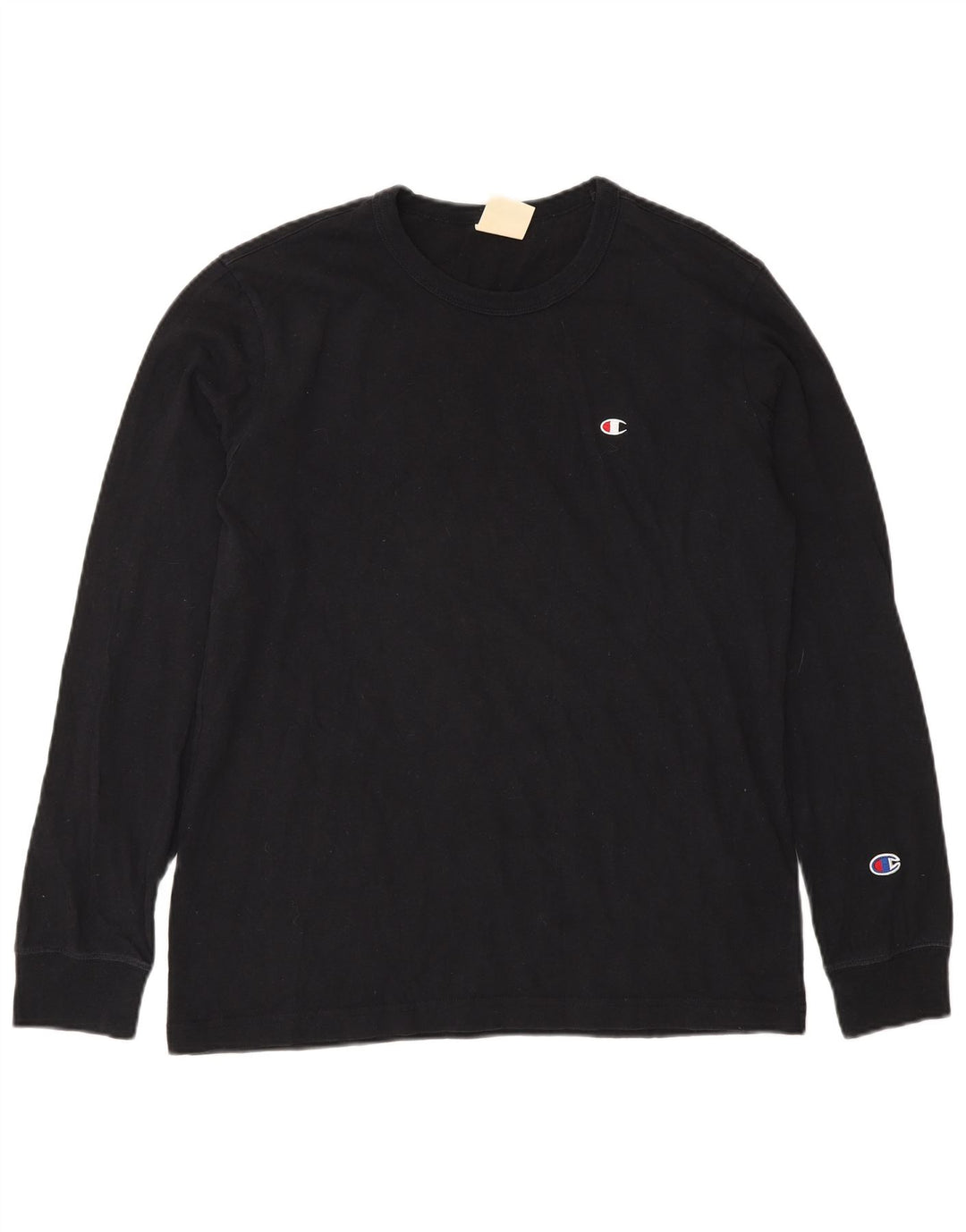Champion Herren Top Langarm XS Schwarz Baumwolle