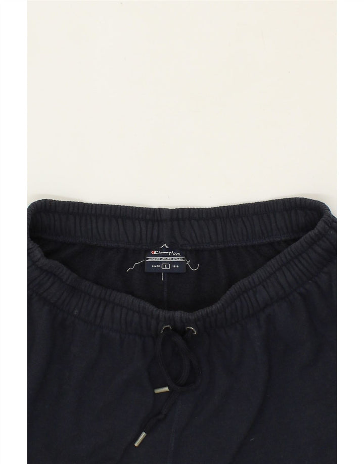 CHAMPION Mens Tracksuit Trousers Large Navy Blue Vintage Champion and Second-Hand Champion from Messina Hembry 