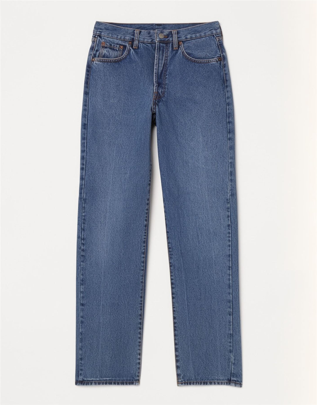 Replay Damen 901 Slim Jeans W32 L32 Blaue Baumwolle