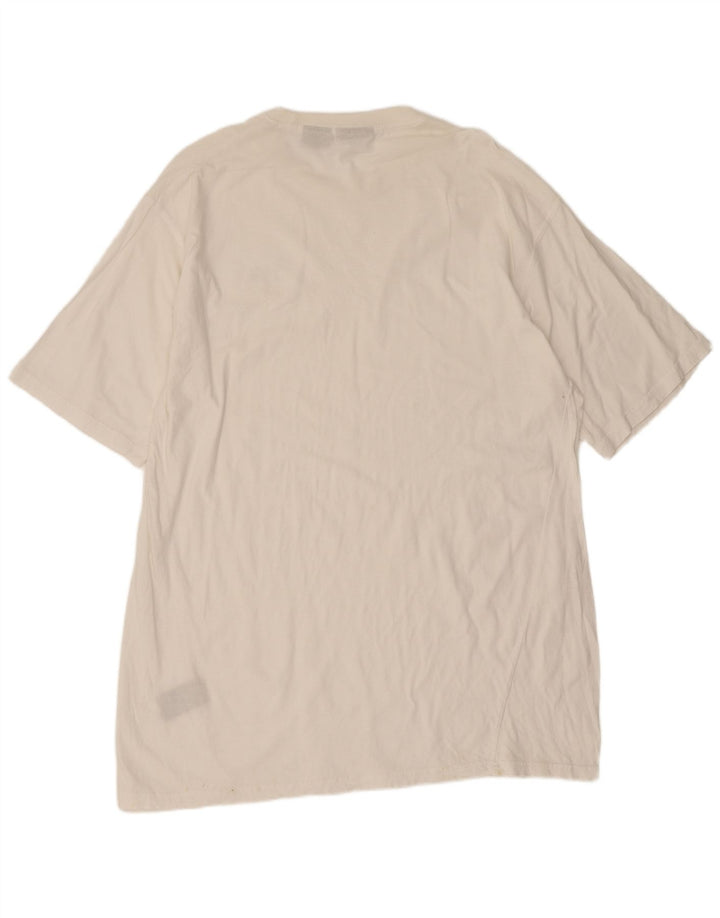 Adidas Herren T-Shirt Top 2XL Weiße Baumwolle
