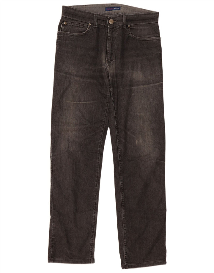Trussardi Herren Straight Jeans W31 L31 Grau