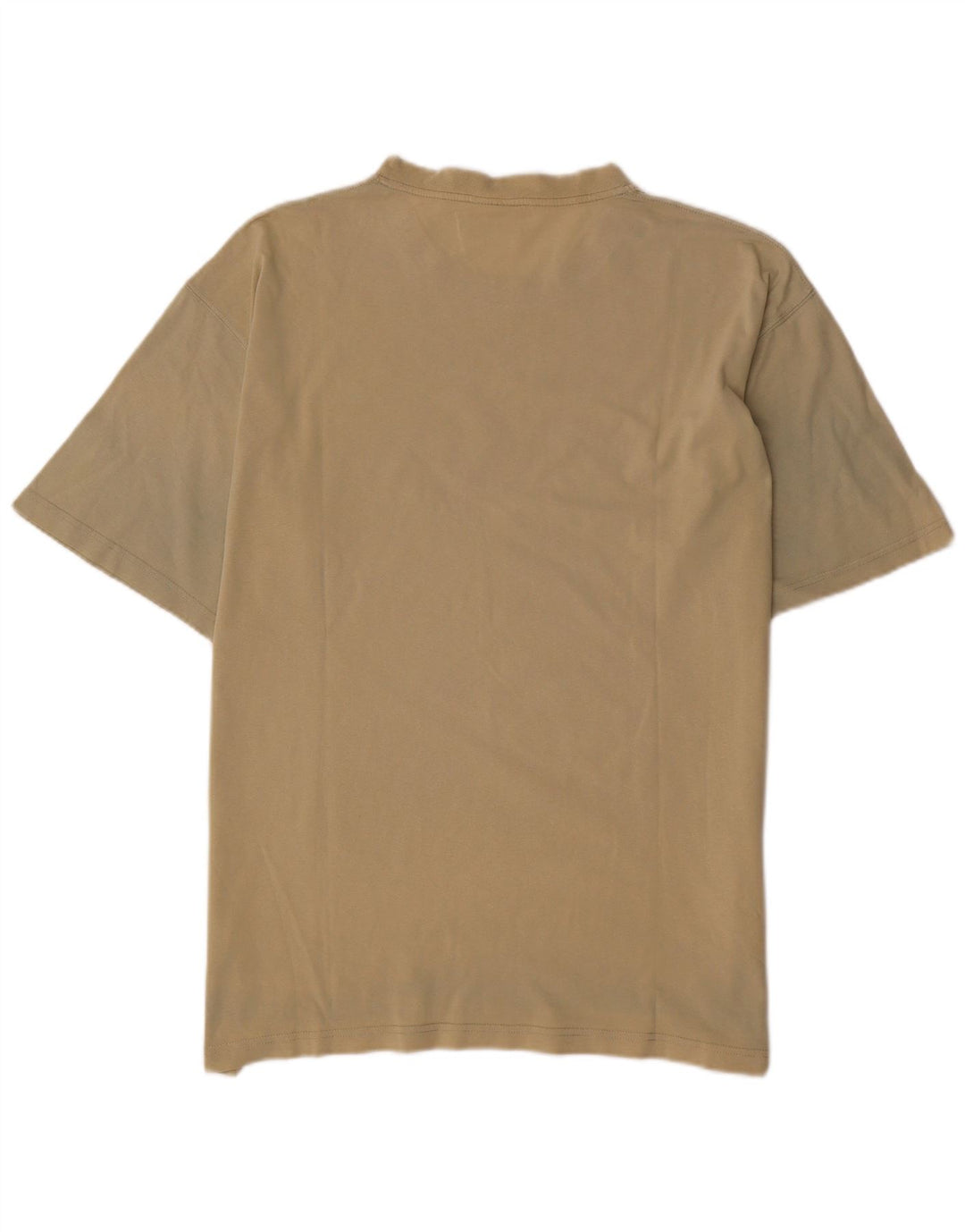 REEBOK Herren Grafik-T-Shirt-Oberteil aus mittlerer Khaki-Baumwolle