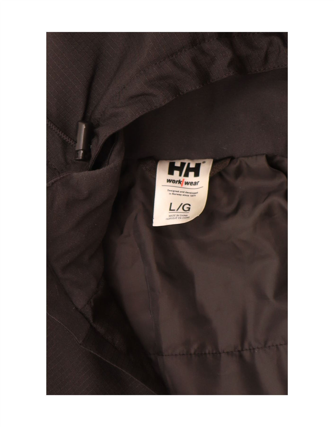 Helly Hansen Herren-Windbreaker-Jacke mit Grafik, Größe 40, Braun, Farbblock