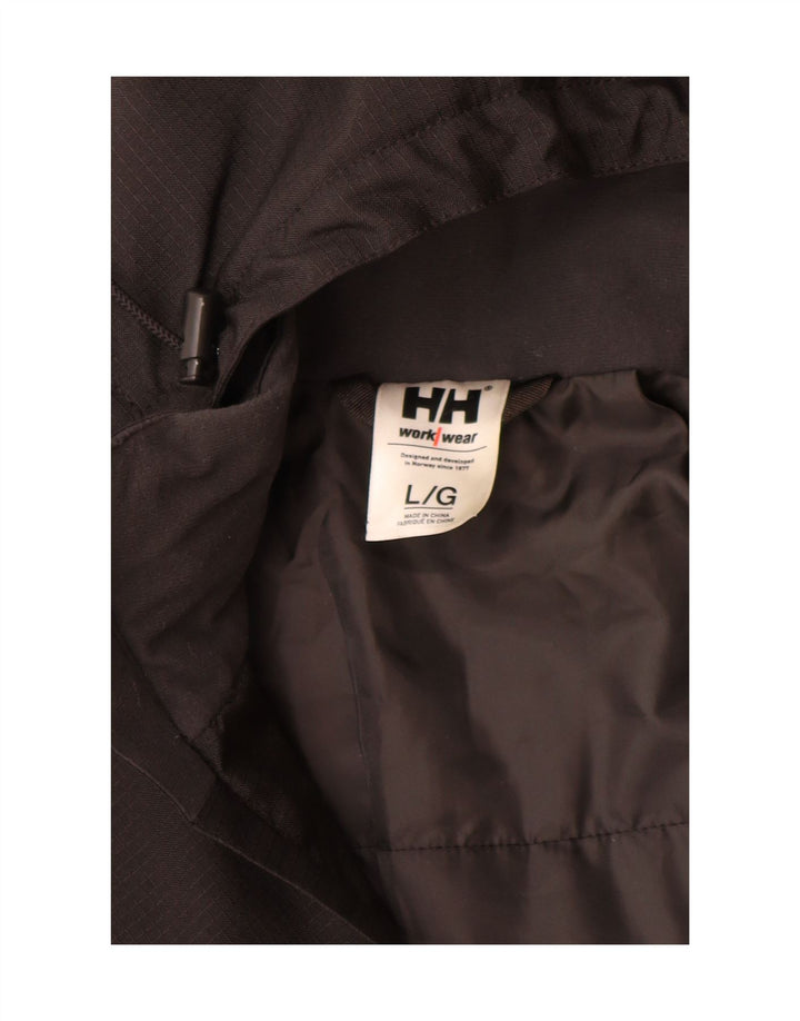 Helly Hansen Herren-Windbreaker-Jacke mit Grafik, Größe 40, Braun, Farbblock