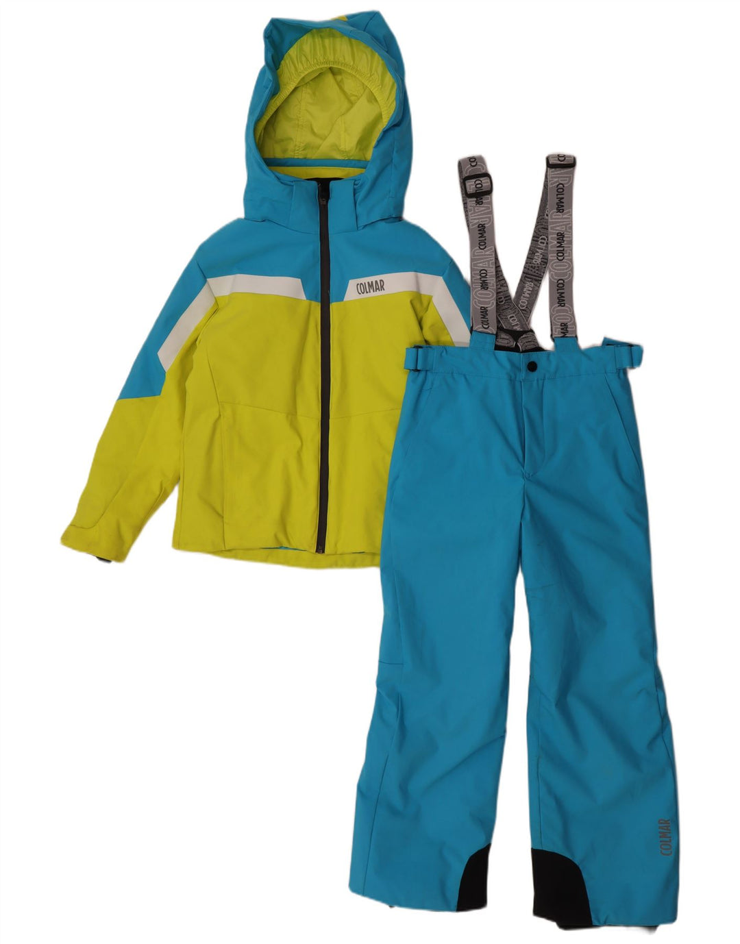 Colmar Jungen-Ski-Set, 2-teilig, 9–10 Jahre, Blau, Farbblock