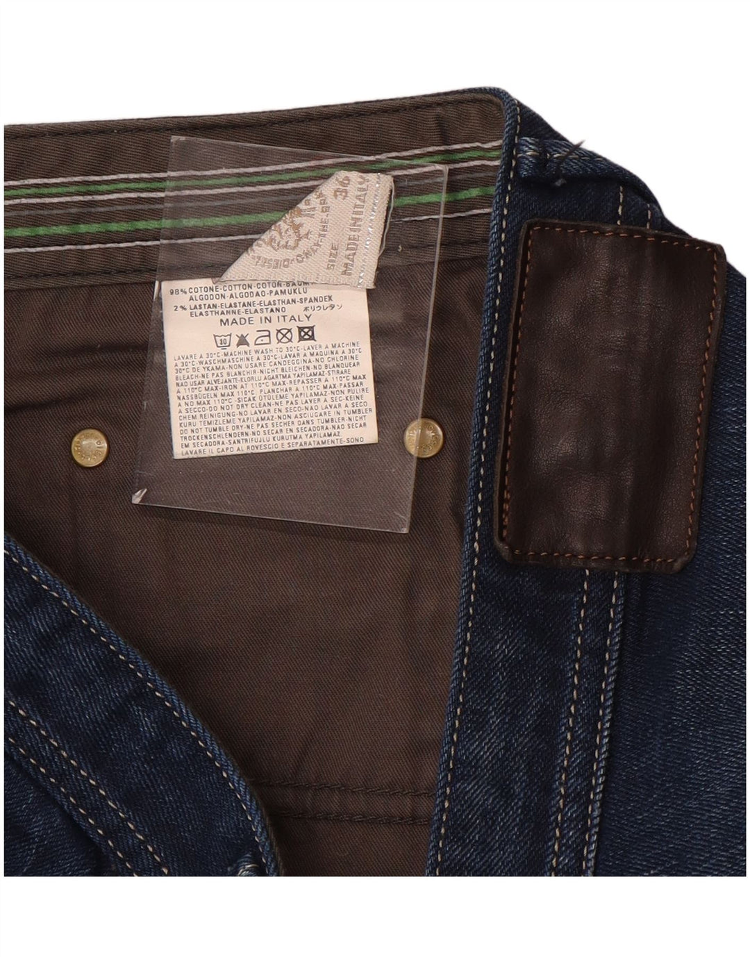 Diesel Herren Slim Jeans W36 L31 Blaue Baumwolle