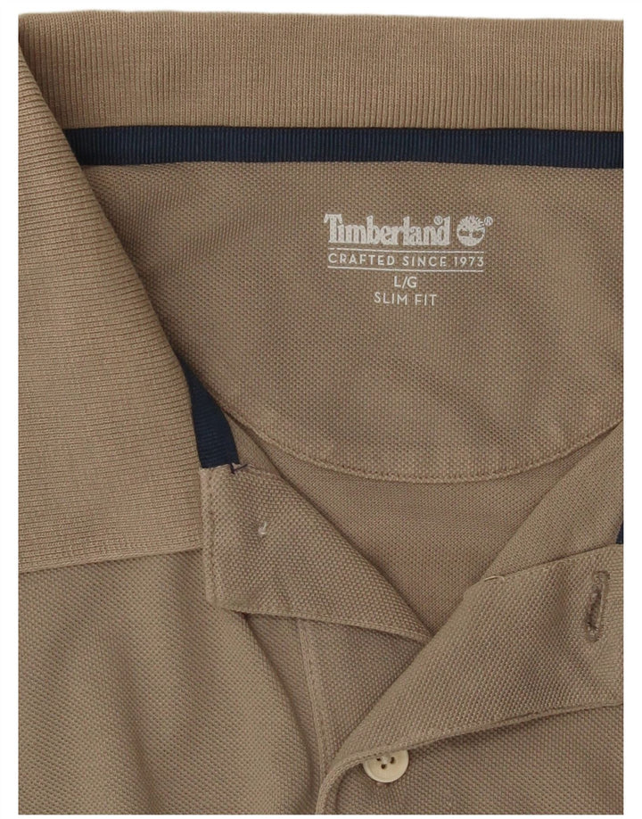 Timberland Herren Slim Fit Poloshirt Large Grau