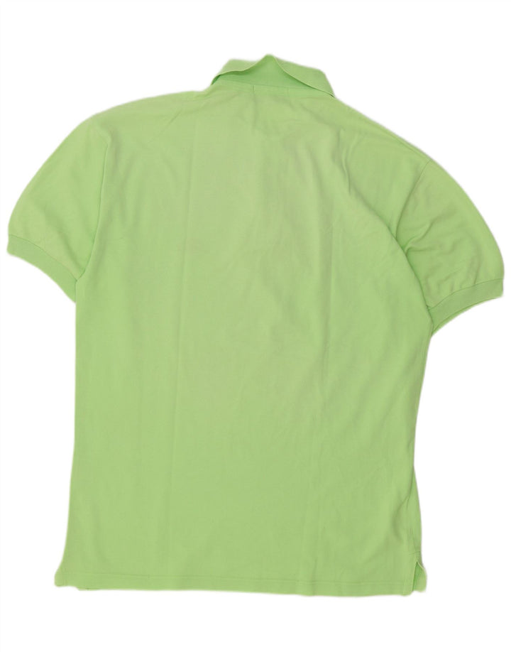 Les Copains Herren Poloshirt IT 52 Große grüne Baumwolle