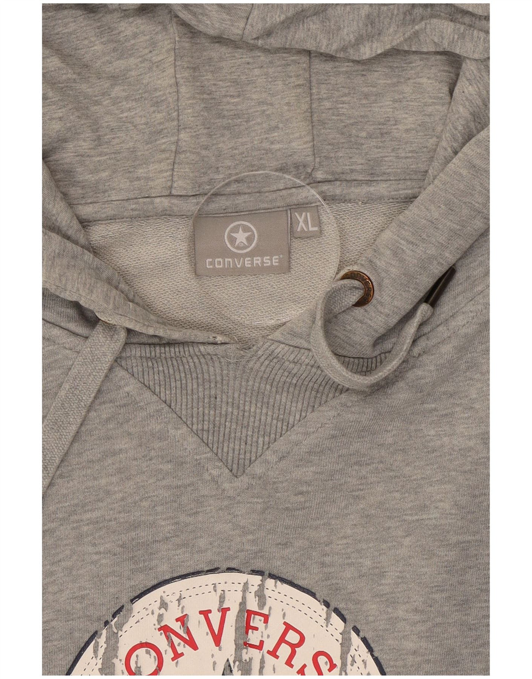 Converse Herren Graphic Hoodie Pullover XL Grau meliert